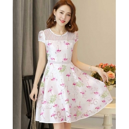 dress wanita korea D3263