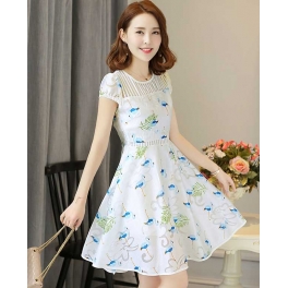 dress wanita korea D3264