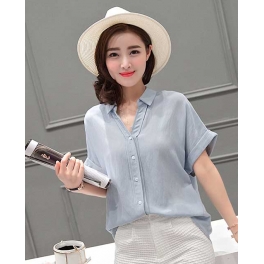 kemeja wanita import T3137