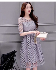 dress brukat import D3306