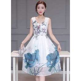 dress wanita import D3326