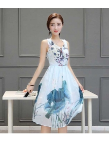 dress wanita import D3327