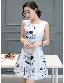 dress wanita import D3344