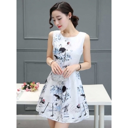 dress wanita import D3344