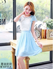 dress wanita import D3378