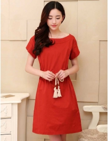 dress wanita import D3411