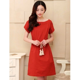 dress wanita import D3411