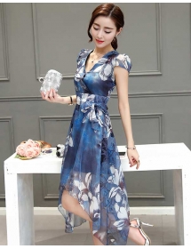 dress wanita korea D3426