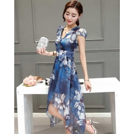 dress wanita korea D3426