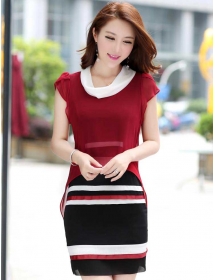 dress wanita import D3449