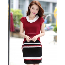 dress wanita import D3449