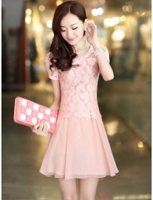 dress brukat D3452