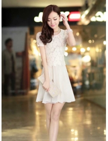 dress brukat D3454