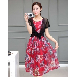 dress wanita import d3496