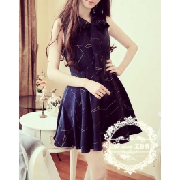 dress wanita import D3528