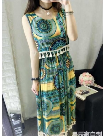 midi dress batik D3549