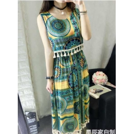 midi dress batik D3549