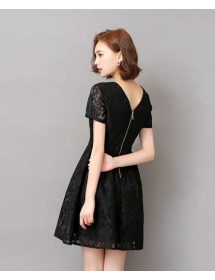 dress brukat korea D3584