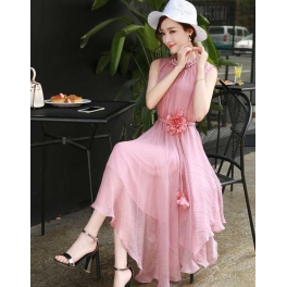 midi dress korea D3593