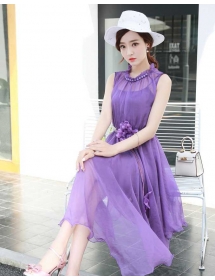 midi dress korea D3594