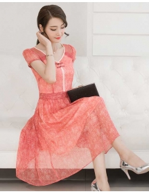 midi dress korea D3599