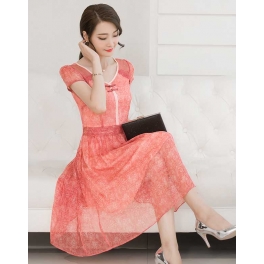 midi dress korea D3599