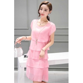 dress chiffon D3642