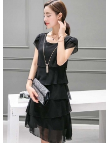 dress chiffon D3643