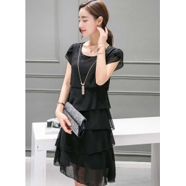 dress chiffon D3643