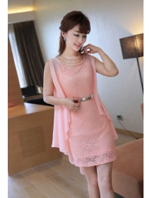 dress brukat import D3666