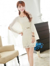 dress brukat import D3667