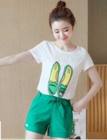 setelan wanita korea D3687