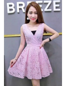 dress brukat D3704