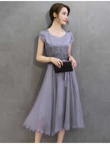 midi dress korea D3759