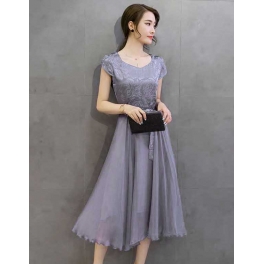 midi dress korea D3759