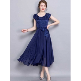 midi dress korea D3760