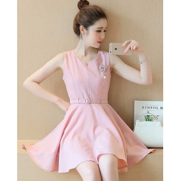 dress korea D3777