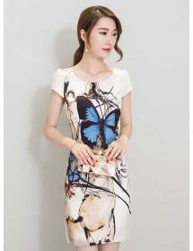 dress korea D3807