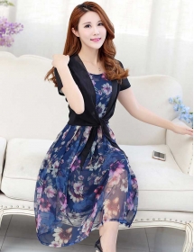 dress wanita import d3495