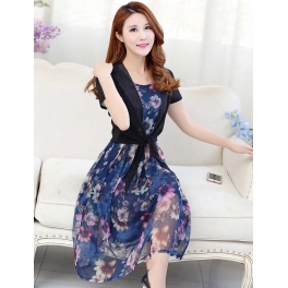 dress wanita import d3495