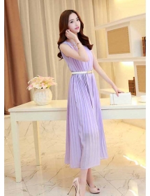 long dress chiffon D3816