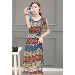 midi dress batik D3826