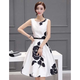 midi dress korea D3829