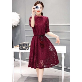 dress brukat D3830