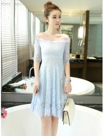 dress brukat D3843