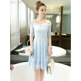 dress brukat D3843