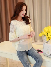 blouse brukat T3468