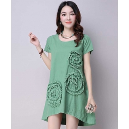 dress wanita import D3906