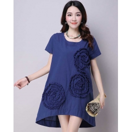 dress wanita import D3907