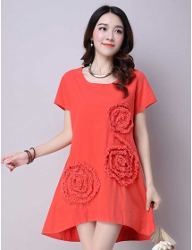 dress wanita import D3908